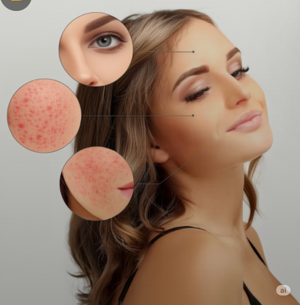 Dermatology skin treatment at Rise Skin and Hair Clinic